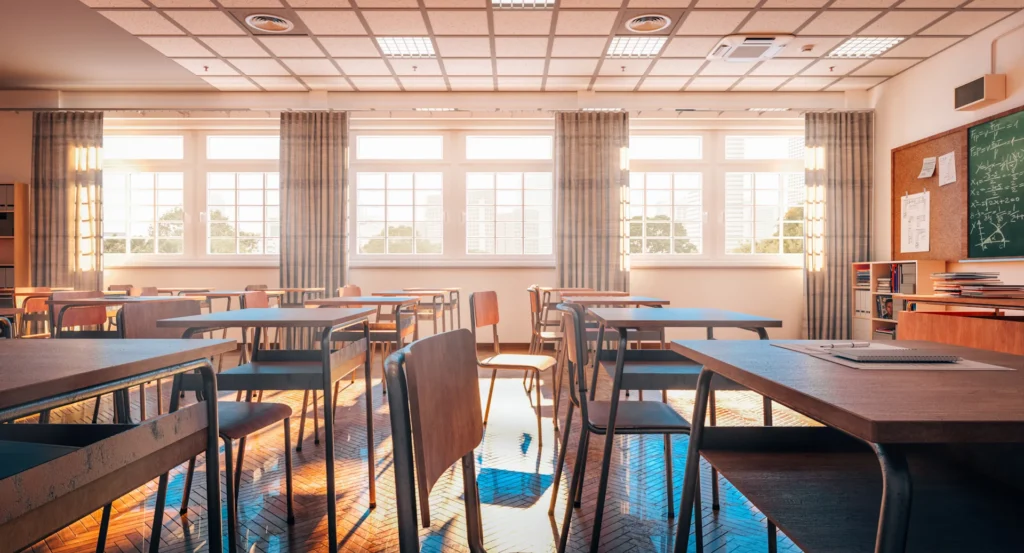 Film solaire anti chaleur pour écoles